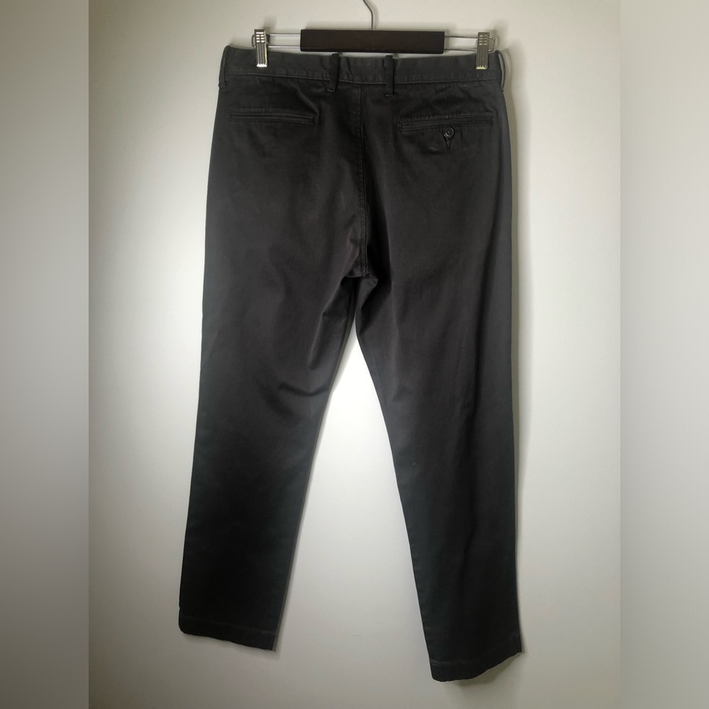 J. Crew Stretch 770 Straight Men’s chinos pants Onyx Grey Dark Gray Waist 31 - Picture 3 of 13